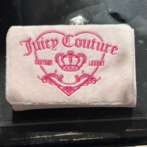 Juicy Couture Blush Pink Embroidered Wallet